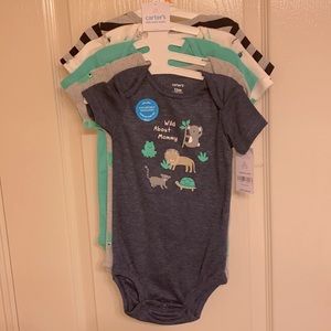 Baby boy 5 piece body suits